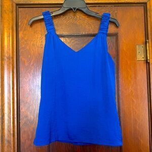 Women’s 1.State Blue Satin Tank - S
